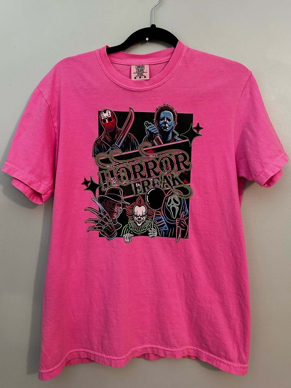 Comfort Colors Halloween Horror Freak Shirt Size Medium